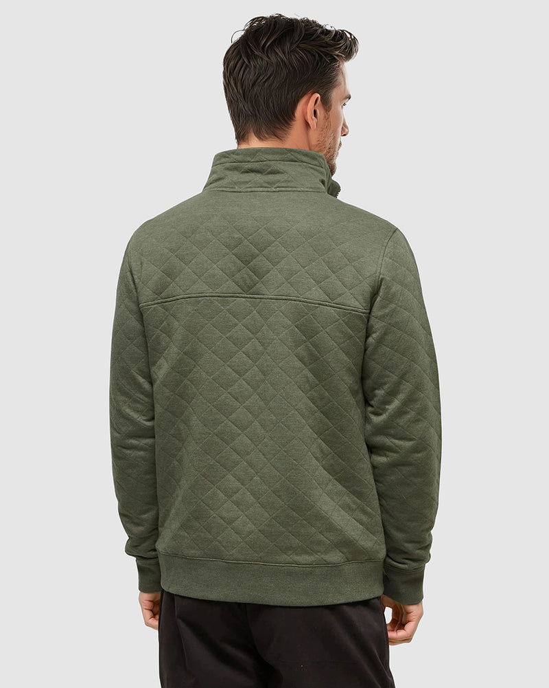 Green-Mock-Neck-Full-Front-Zip-Sweatshirt