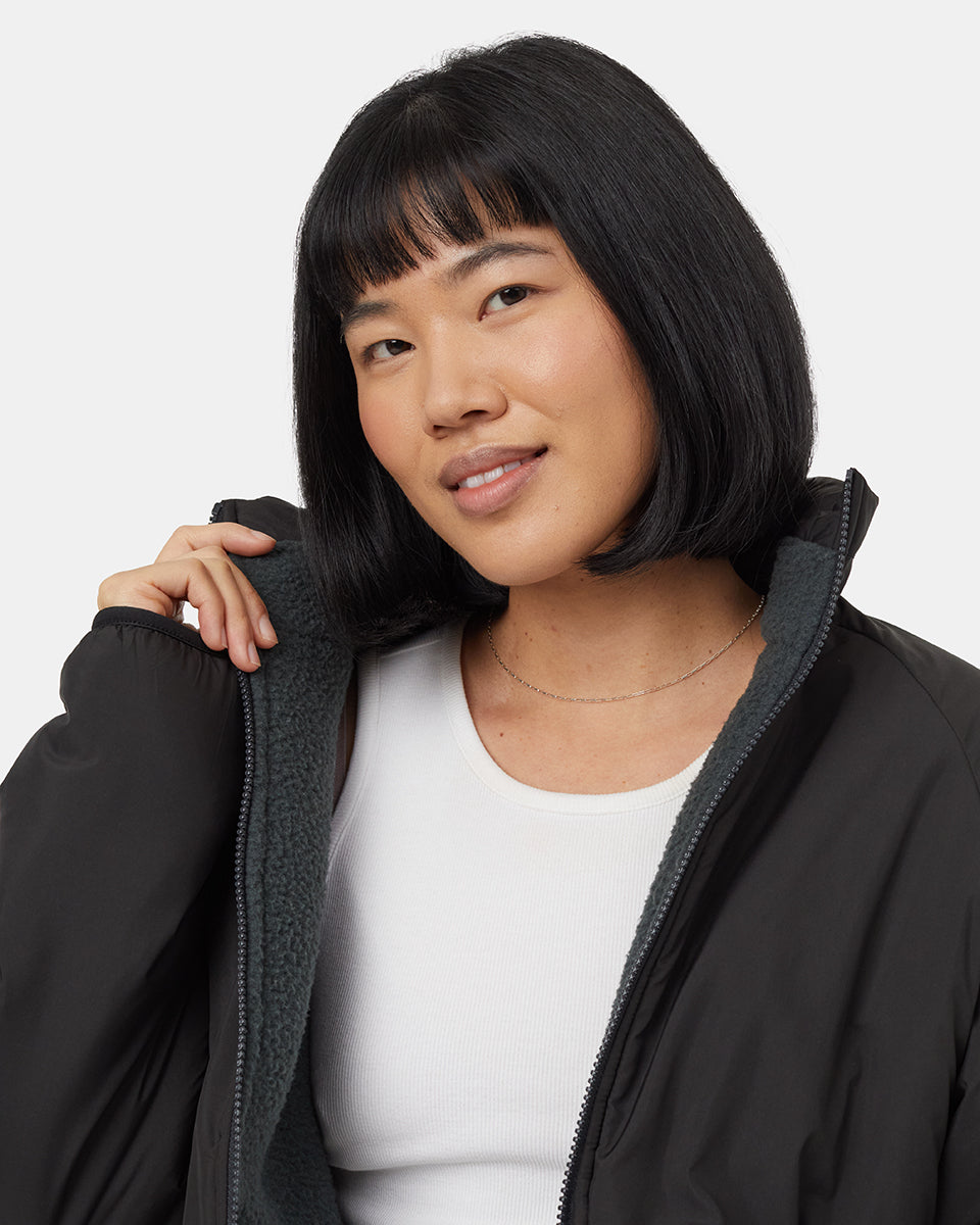 Womens EcoLoft Reversible Short Jacket | Recycled Polyester