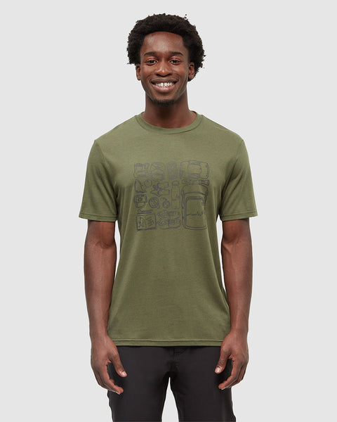 Mens Adventure Essentials T-Shirt | Recycled Materials