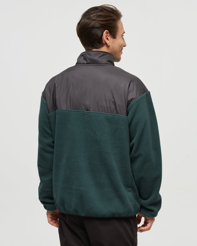 Green-Quarter-Snap-MicroFleece-Sweatshirt