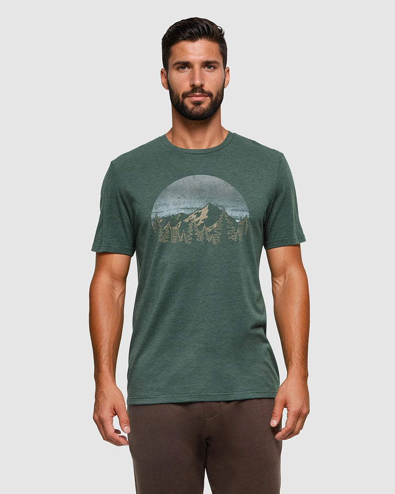 Green-Regular-Fit-Crew-Neck-T-shirt