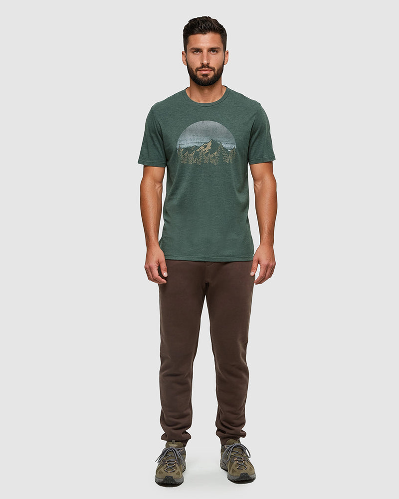 Green-Regular-Fit-Crew-Neck-T-shirt