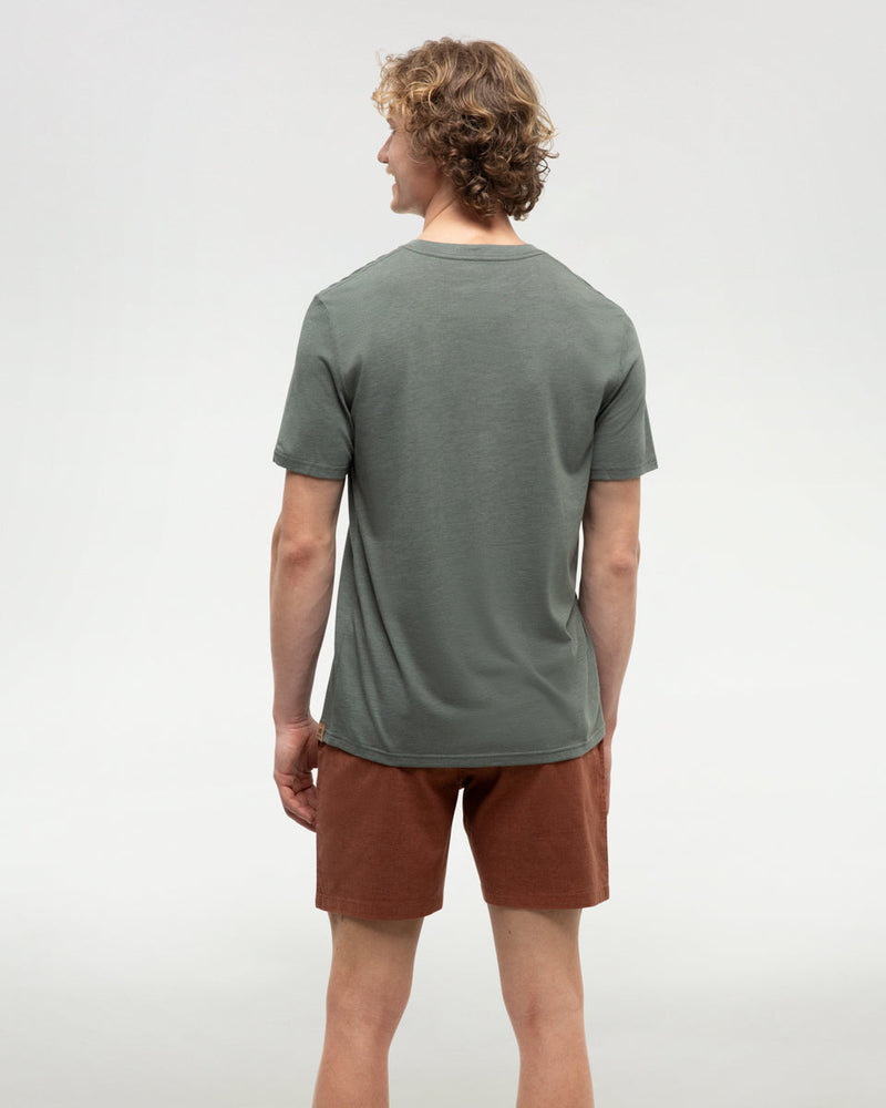 Green-Regular-Fit-Embroidered-Graphic-T-Shirt