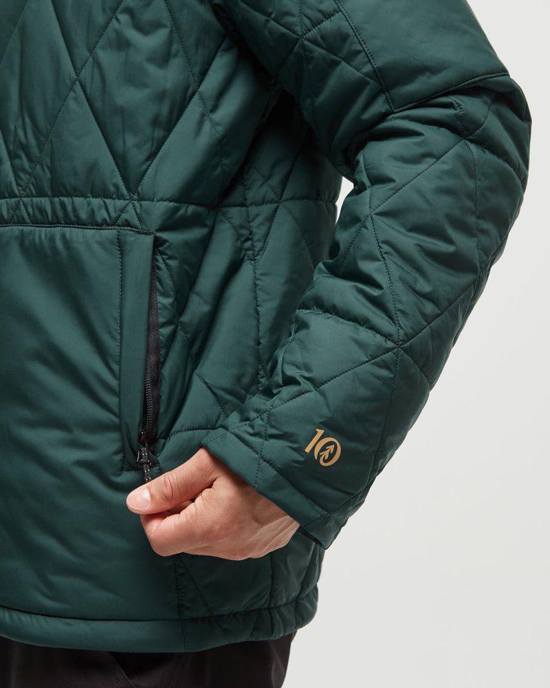 Green-Relax-Fit-Insulated-Hooded-Jacket