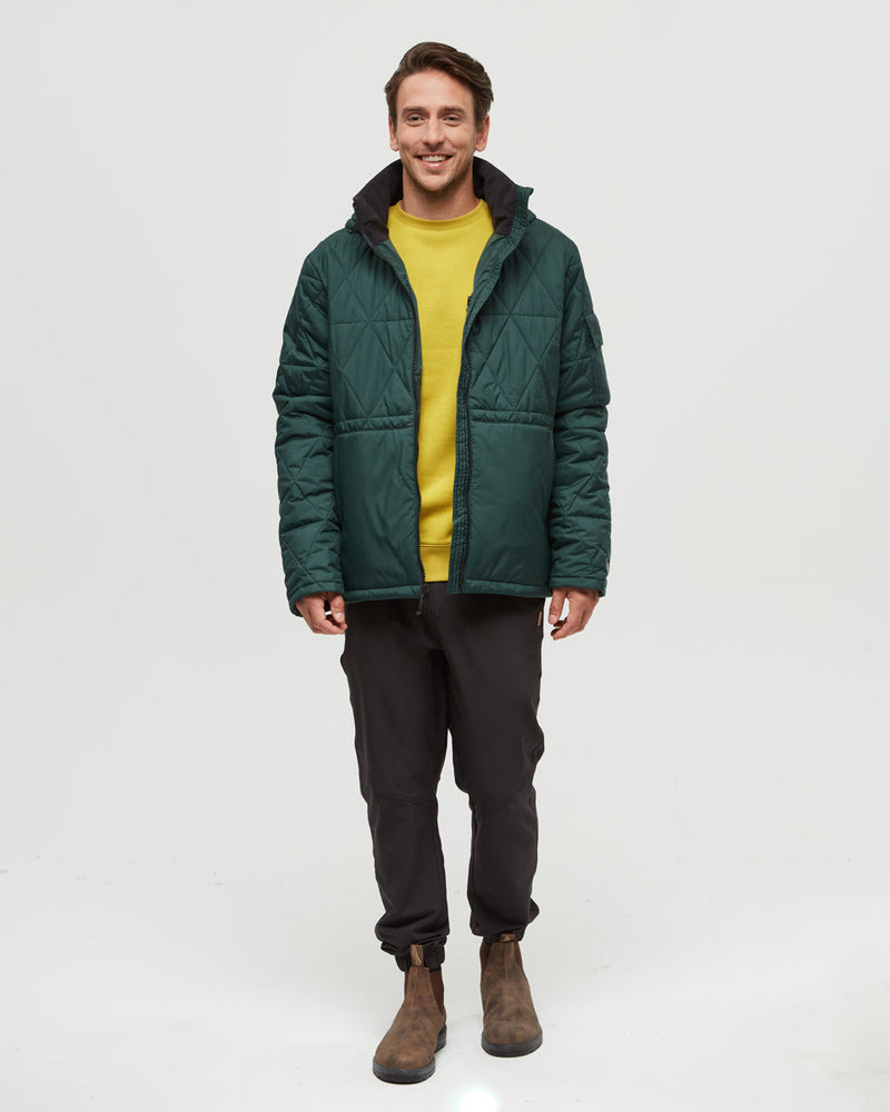 Green-Relax-Fit-Insulated-Hooded-Jacket