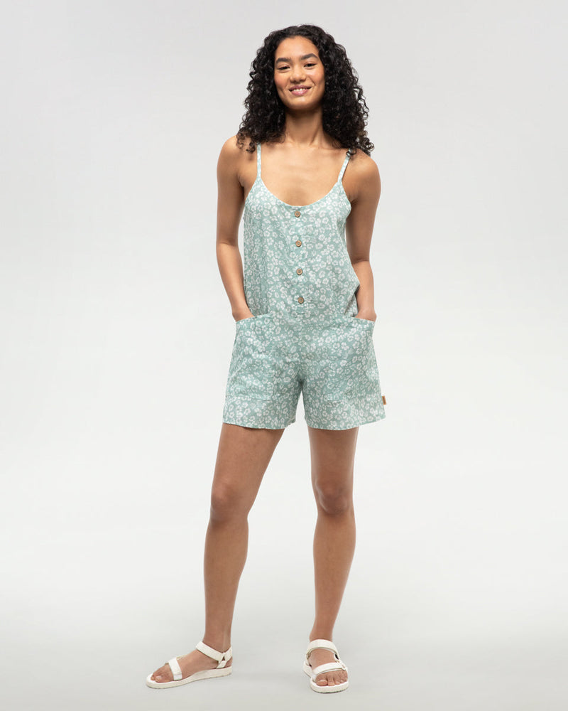 Picture of Buttoned A-Line Hemp Romper - Women's