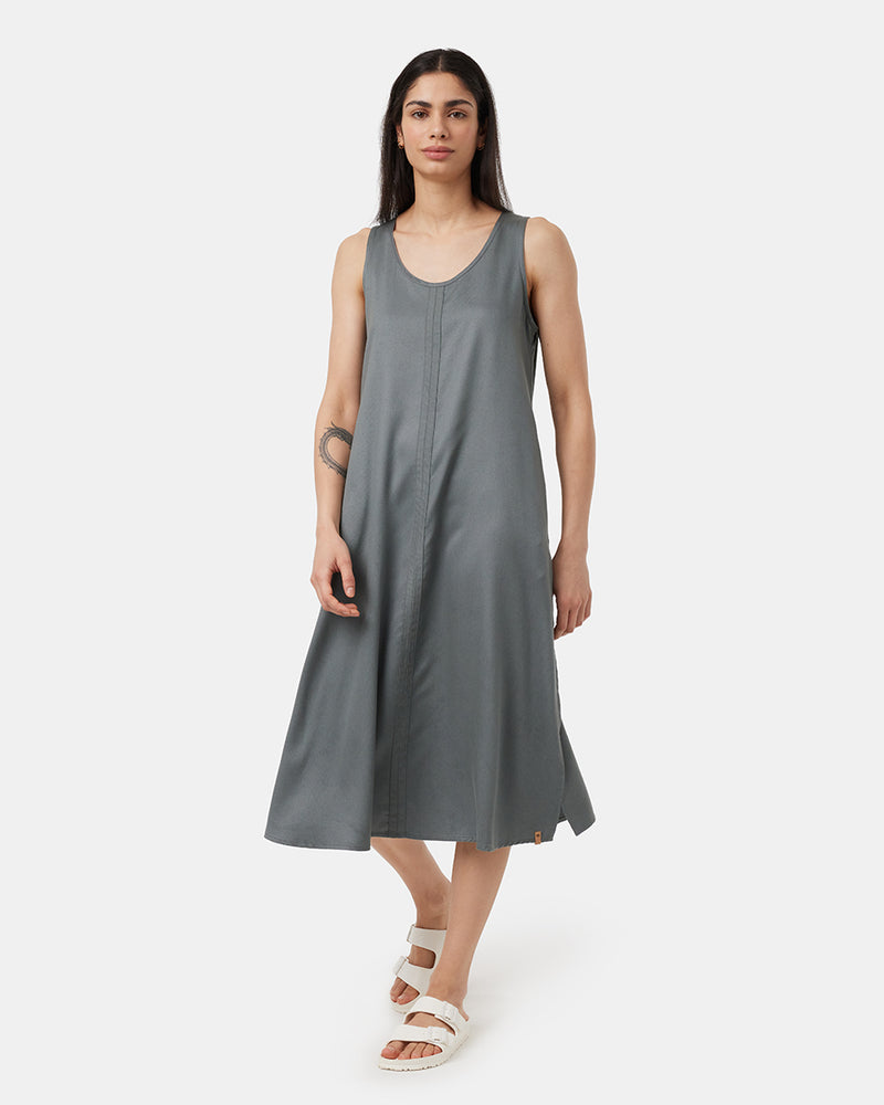 Womens Tencel Midi Dress