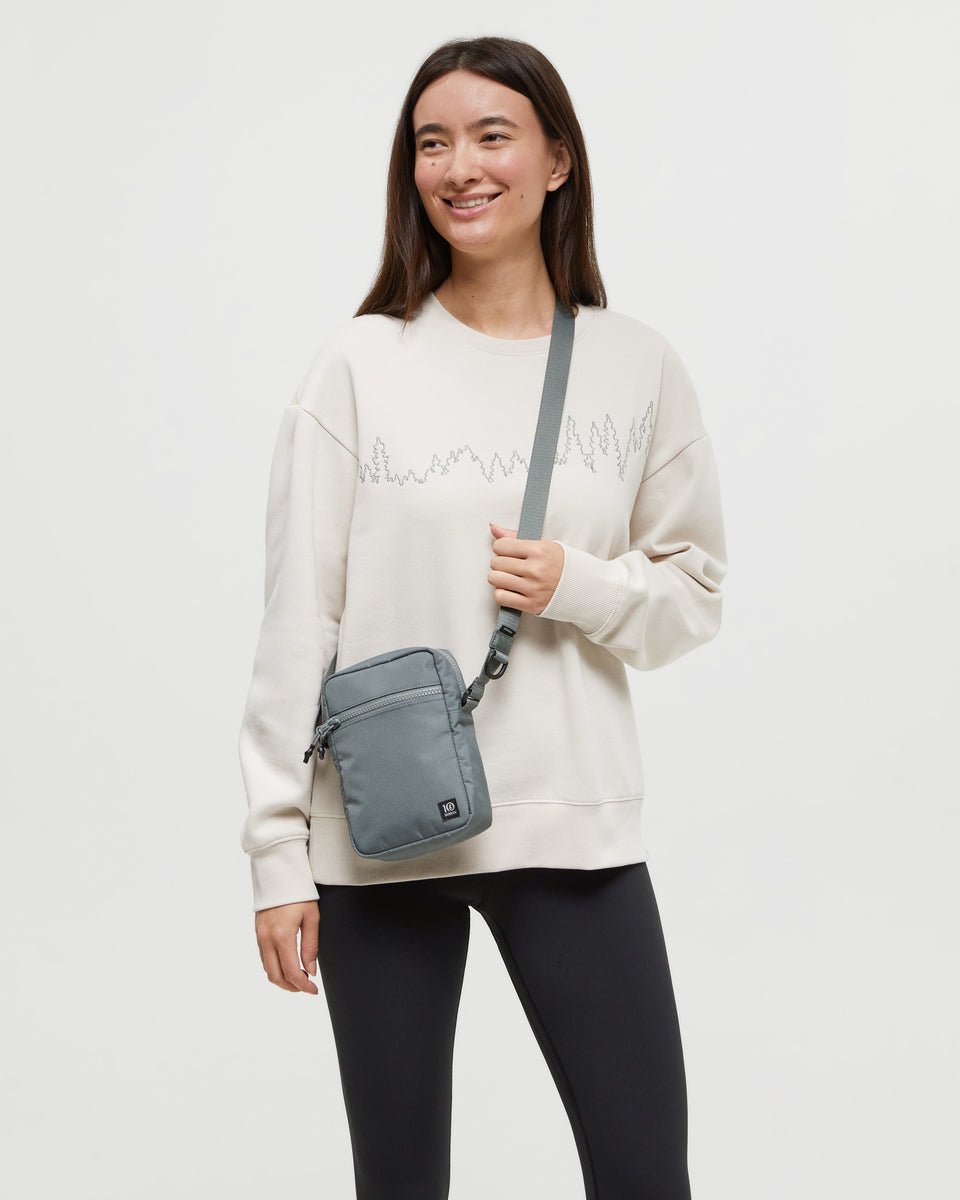 Ungendered Ripstop Crossbody Bag | Recycled Polyester