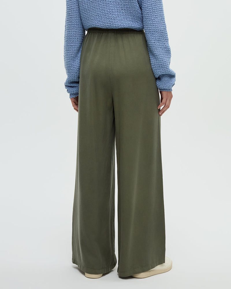Green-Tencel-Wide-Leg-Pant