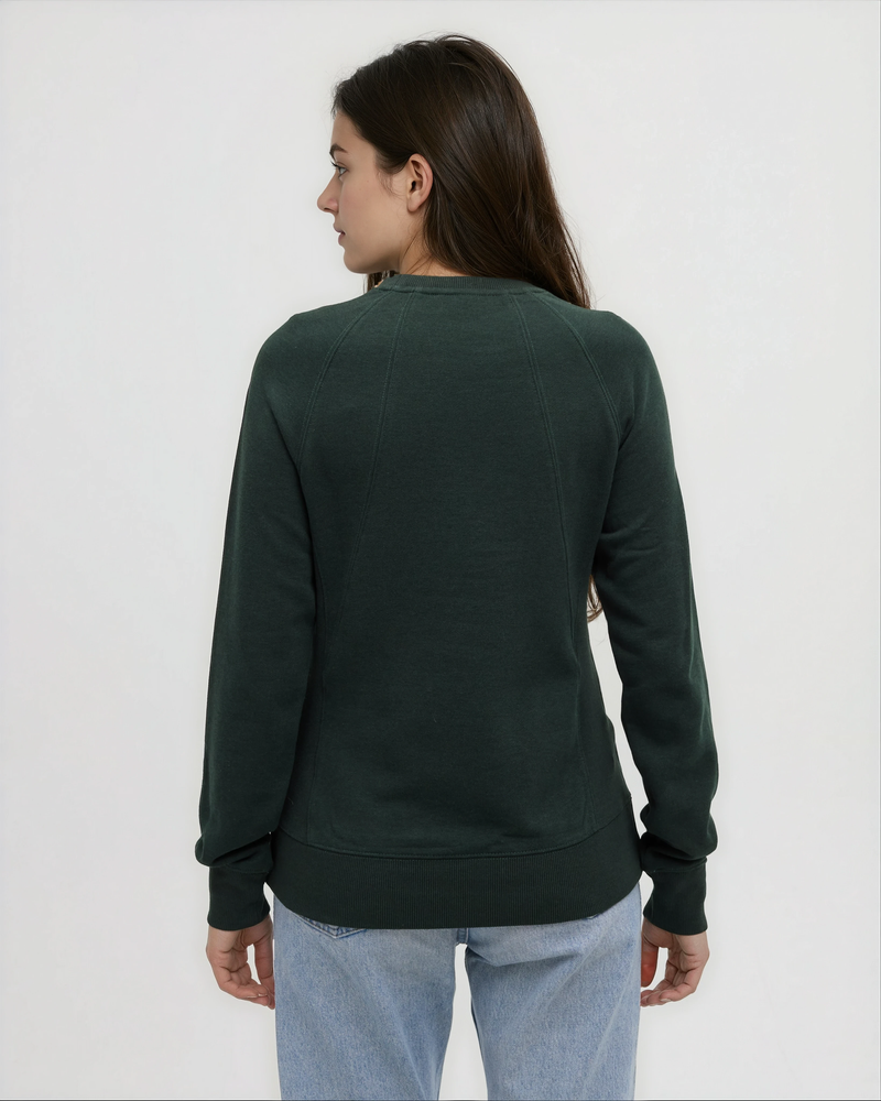 Green-TreeFleece-Rib-Panel-Raglan-Crew