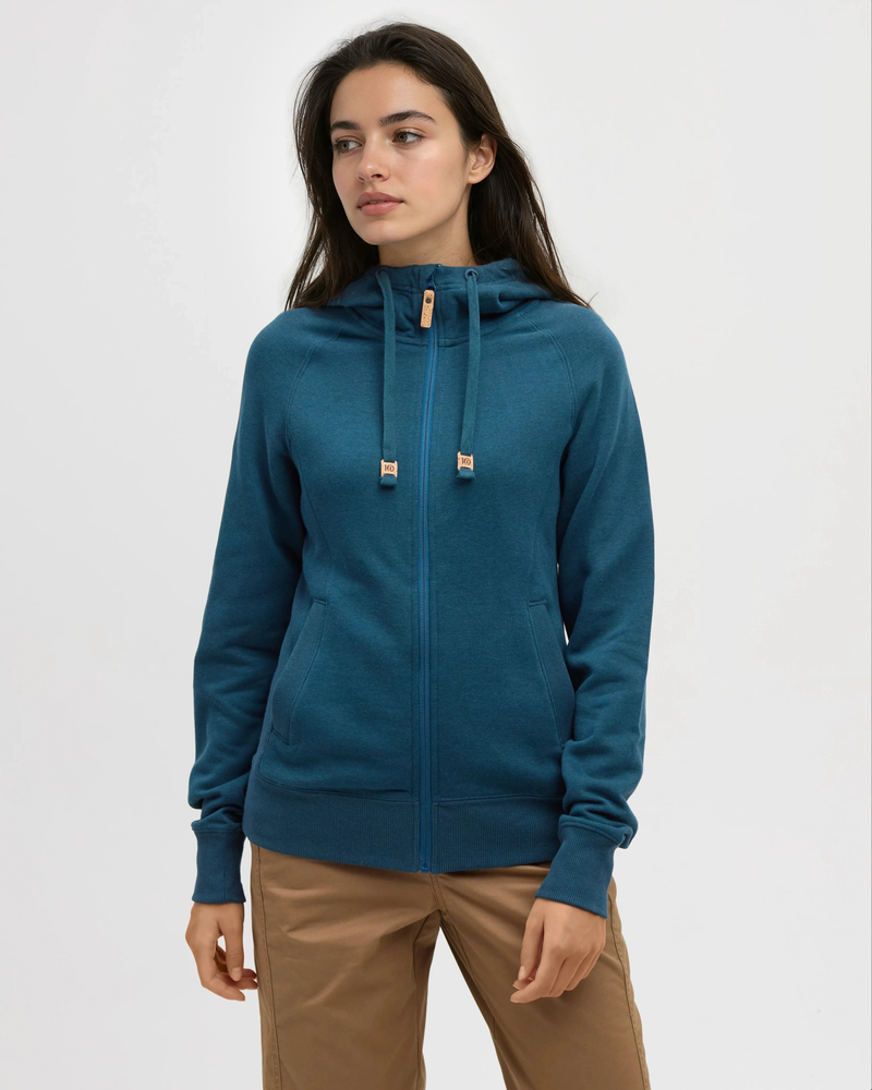 Green-TreeFleece-Rib-Panel-Raglan-Zip-Hoodie