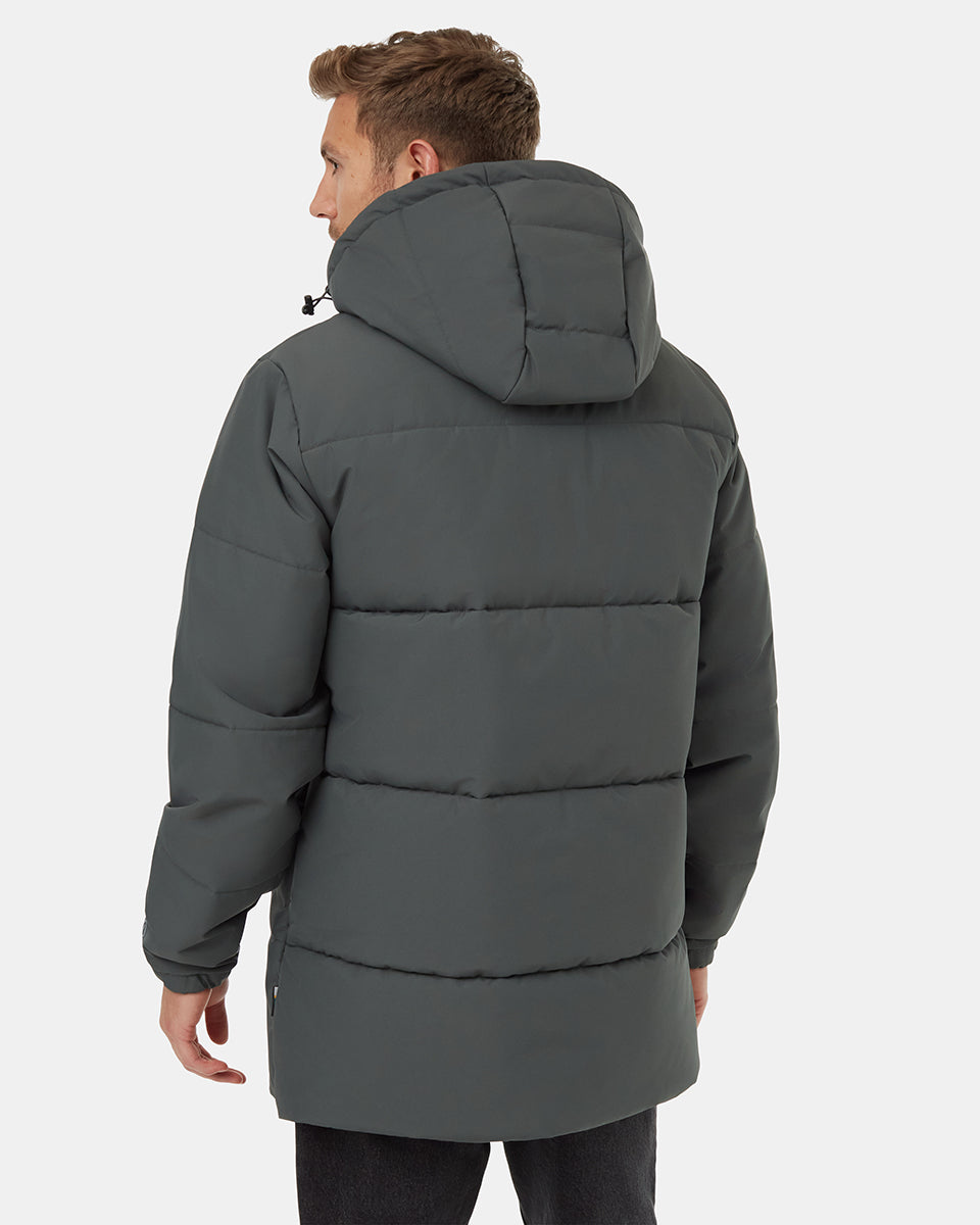 Mens Parka Puffer Jacket | Recycled Polyester