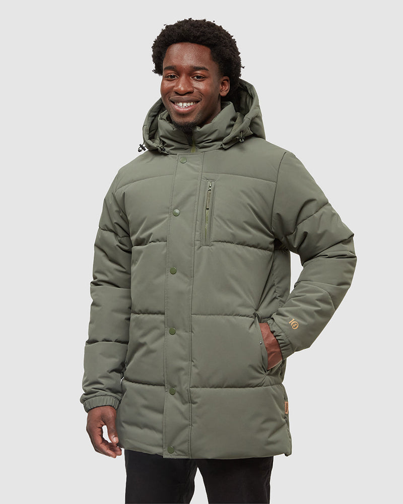 Green-Water-Repellent-Hooded-Puffer-Parka