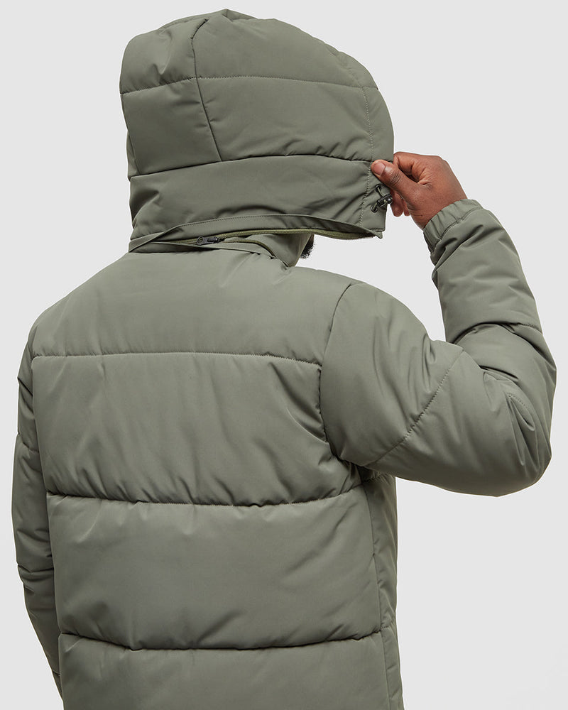 Green-Water-Repellent-Hooded-Puffer-Parka