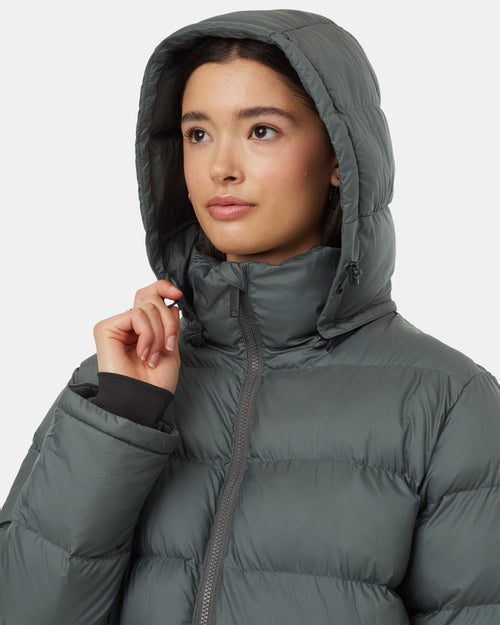 Womens Cloud Shell Long Puffer | Recycled Polyester