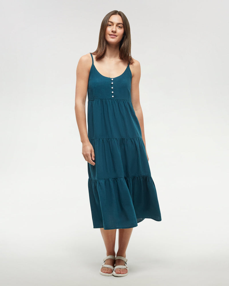 Picture of Tiered Button Strap Dress - Women's