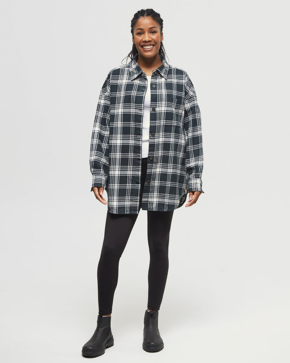 Womens Fernwood Flannel Shirt | Recycled Materials