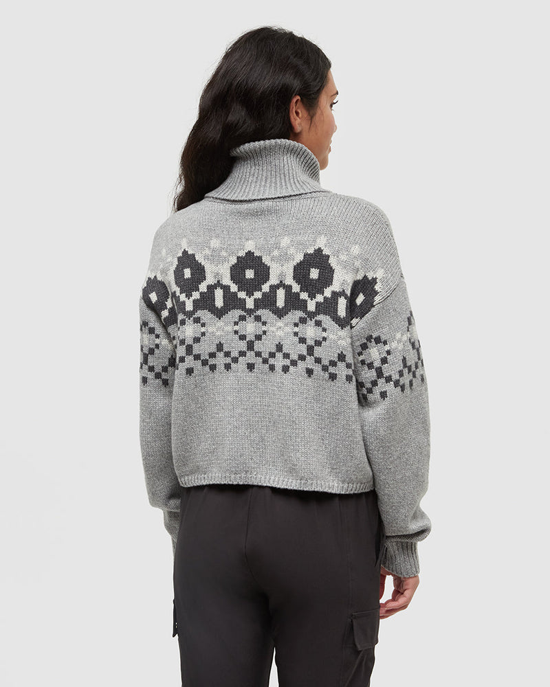 Grey-Graphic-Knit-Jacquard-Sweater