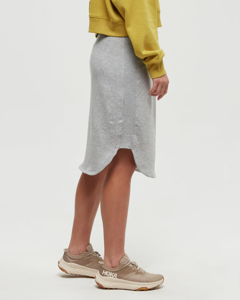 Grey-High-Rise-TreeFleece-Skirt