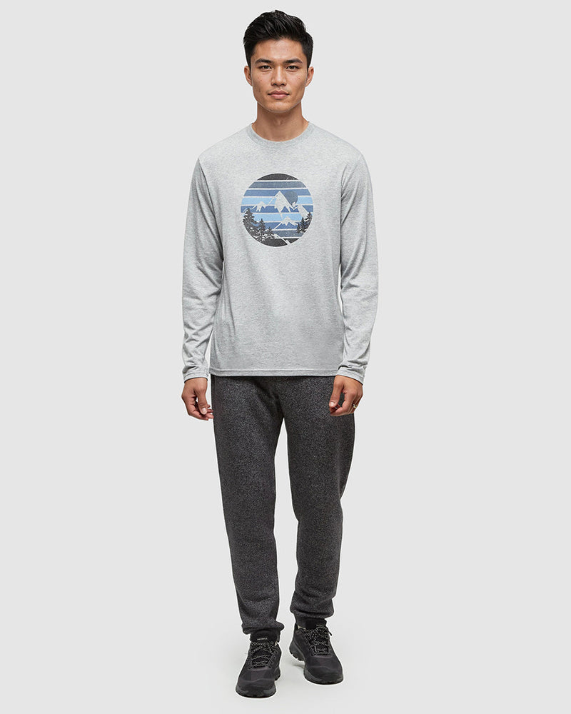 Grey-Printed-Graphic-TreeBlend-T-Shirt