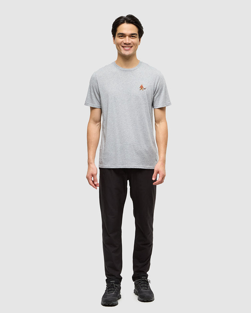 Grey-Regular-Fit-Embroidered-Graphic-T-Shirt