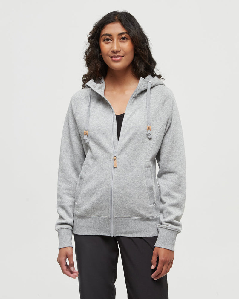 Grey-Regular-Fit-Rib-Panel-Raglan-Zip-Hoodie