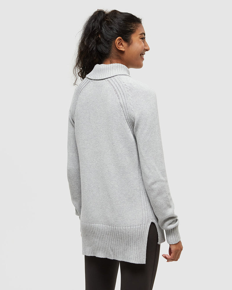 Grey-Relax-Organic-Cotton-Woven-Sweater
