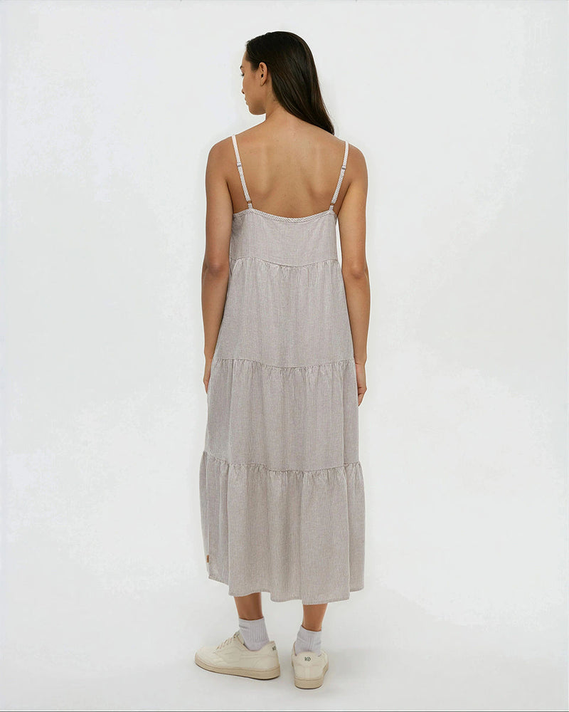 Multi-Hemp-Tiered-Midi-Cami-Dress