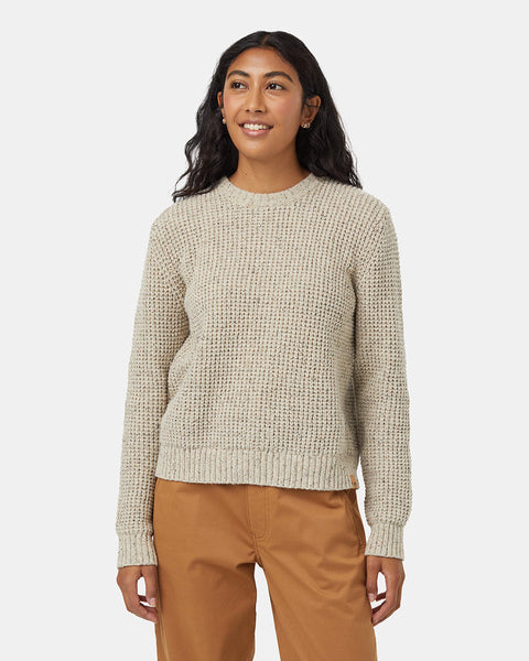 Womens Highline Nep CreSweater | Organic Cotton