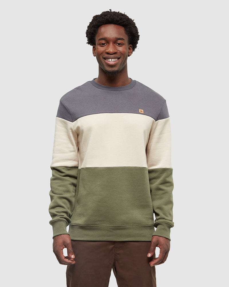 Multi-TreeFleece-Blocked-Classic-Crew