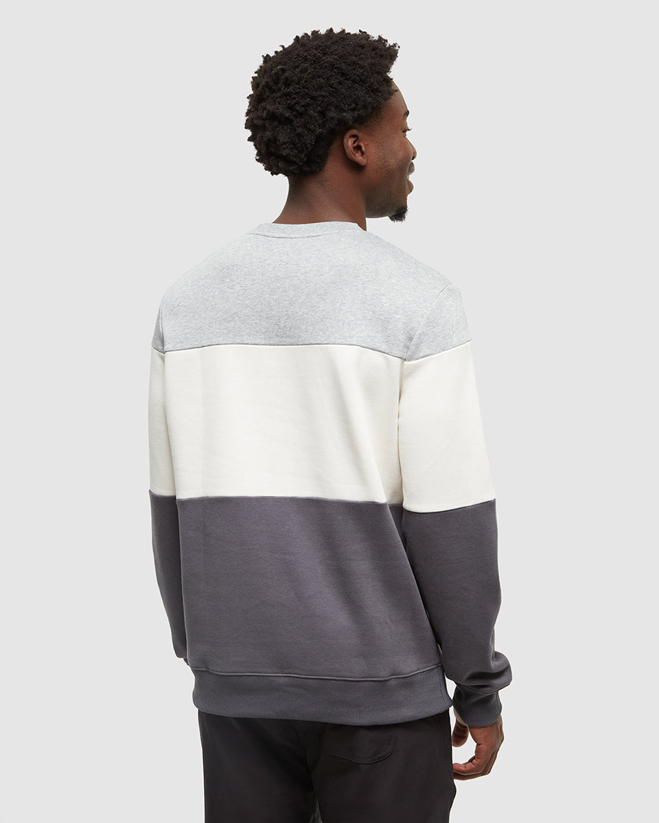Mens Blocked Reynard Crew | Recycled Materials