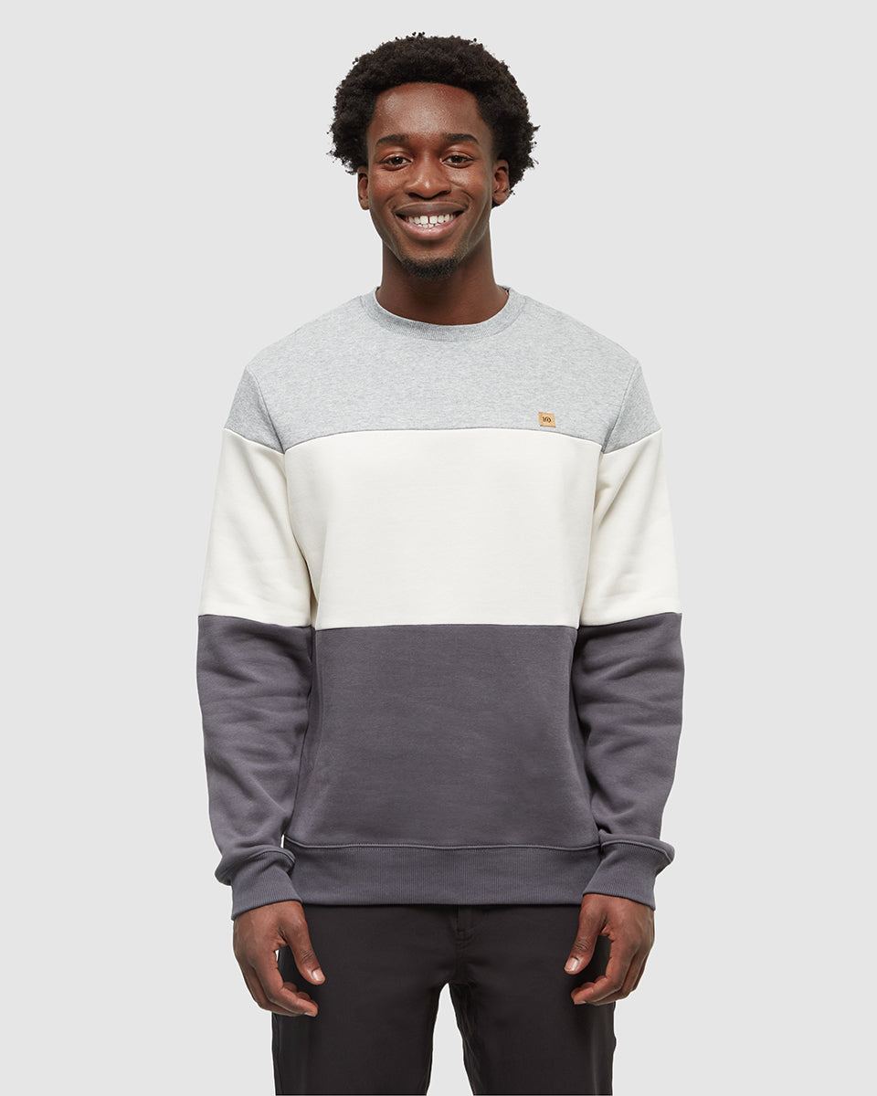 Mens Blocked Reynard Crew | Recycled Materials