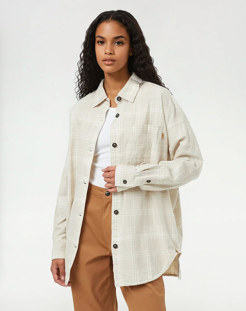 Picture of Oversized Kapok Flannel Shirt - Women's
