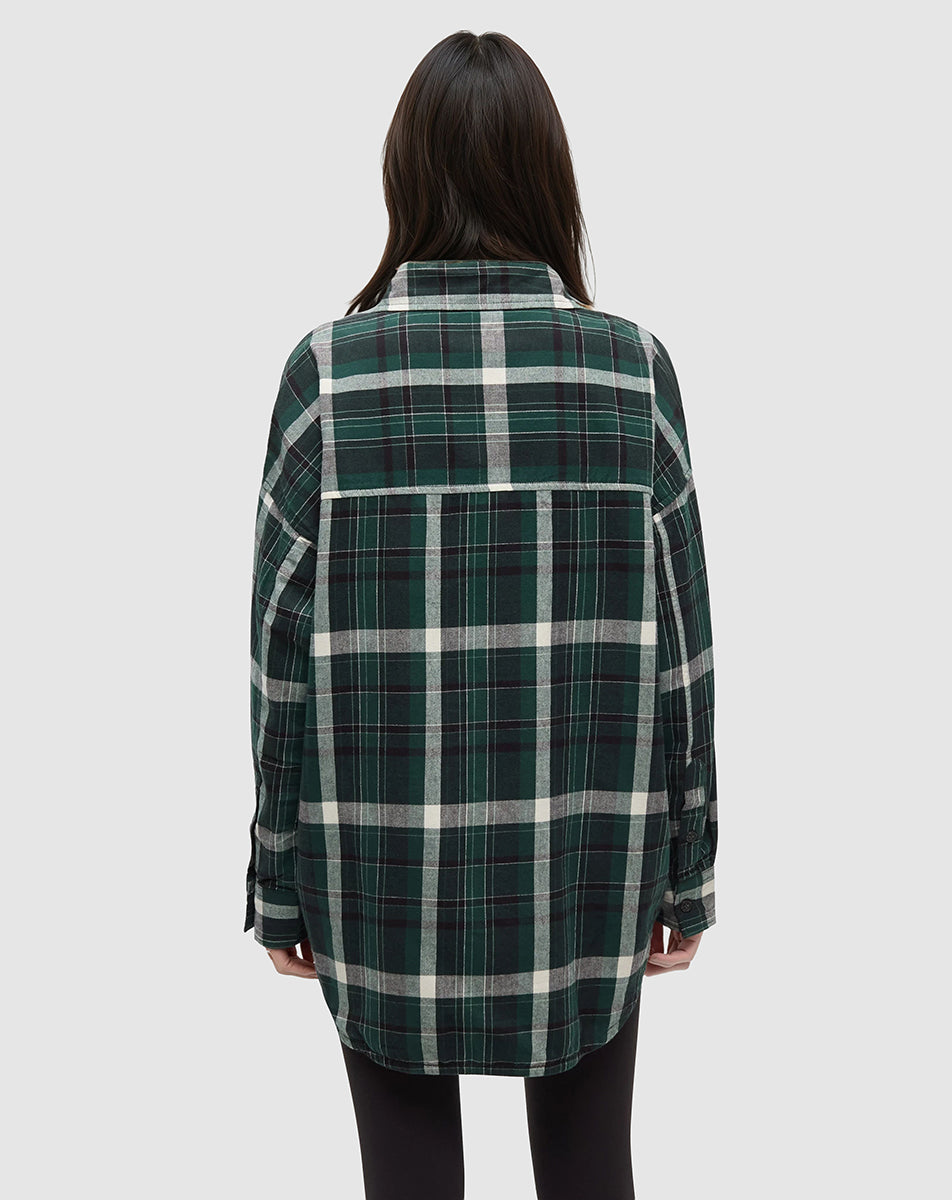 Womens Fernwood Flannel Shirt | Recycled Materials