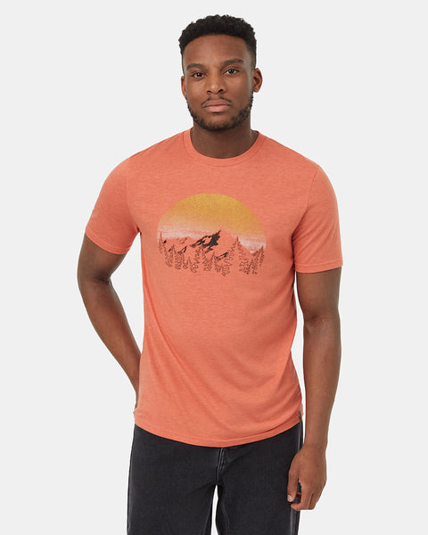 Mens Vintage Sunset T-Shirt | Recycled Materials