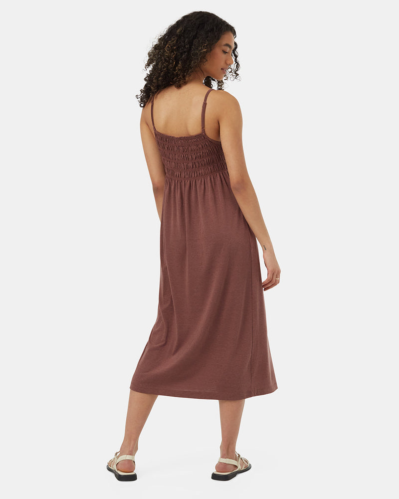 Womens TreeBlend Sleeveless Smocked Dress Womens TreeBlend Sleeveless Smocked Dress