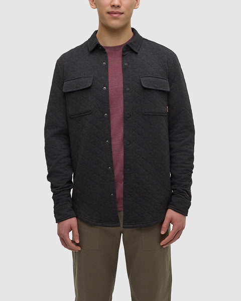 Mens Quilted Colville Shacket | Recycled Materials