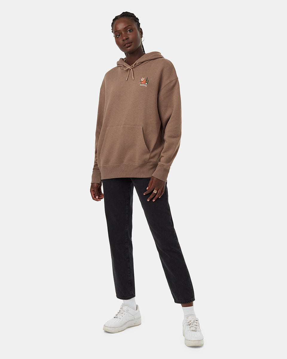 Fox Wordmark Hoodie | Recycled Materials