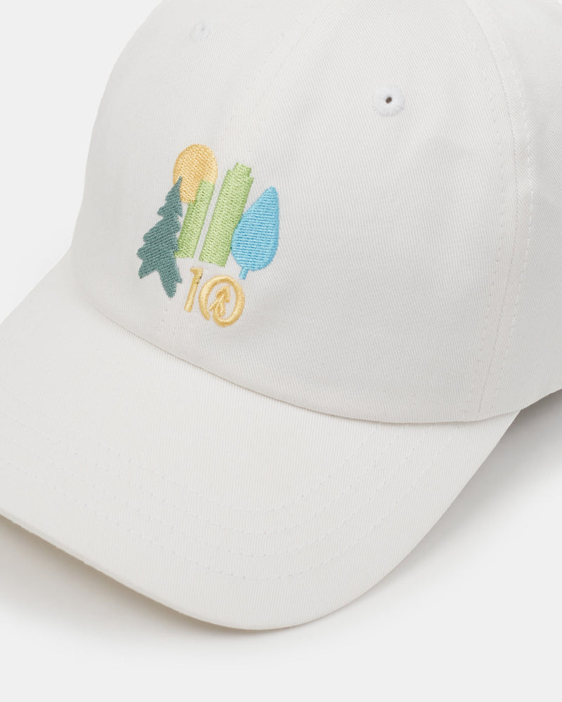 White-Adjustable-Graphic-Baseball-Cap