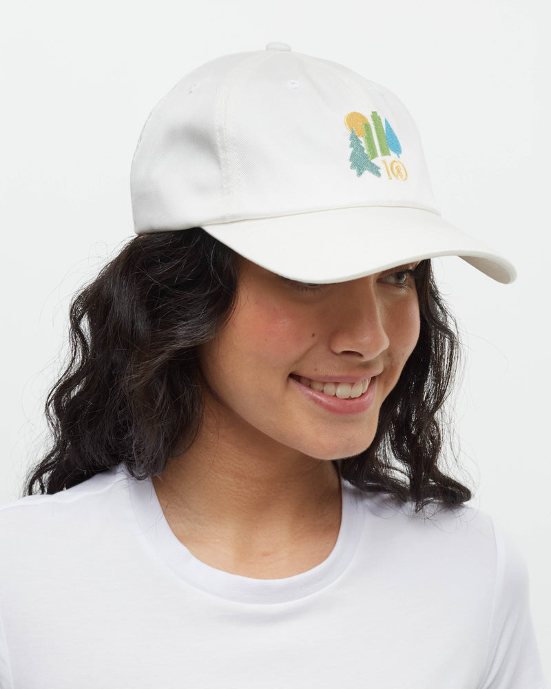 White-Adjustable-Graphic-Baseball-Cap