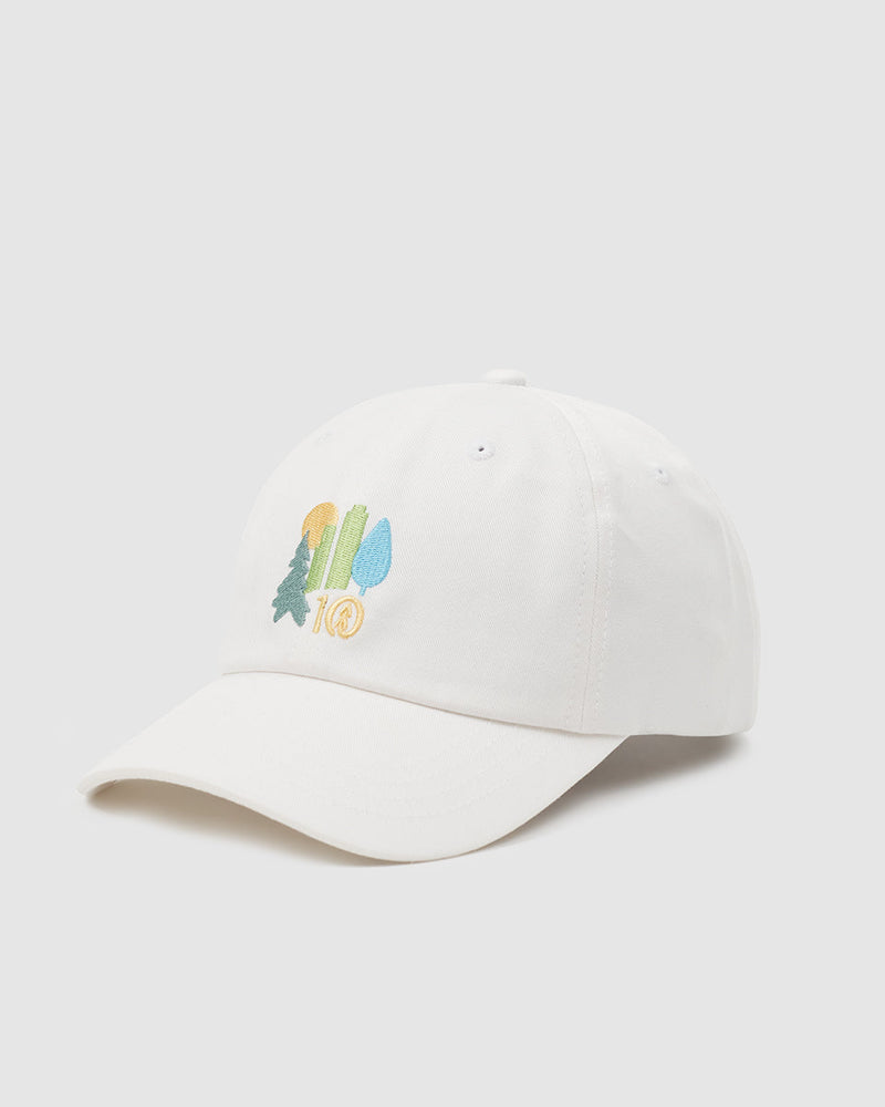 White-Adjustable-Graphic-Baseball-Cap