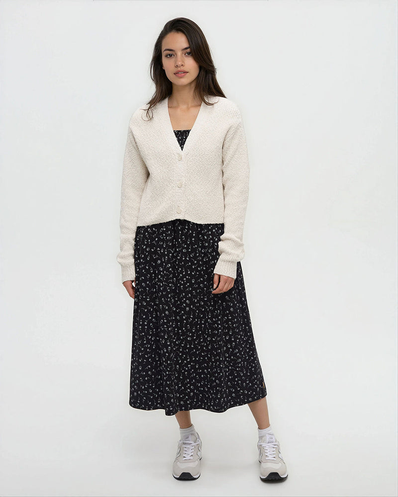 White-Highline-Boucle-Cardigan