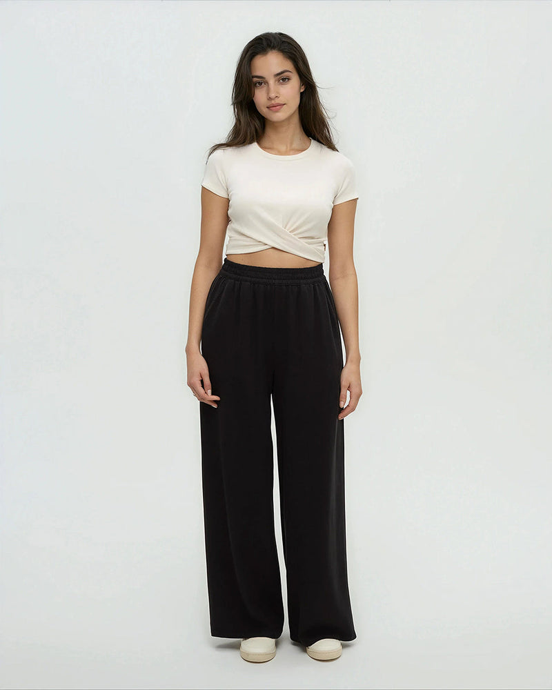 White-Organic-Cotton-Modal-Rib-Slim-T-Shirt