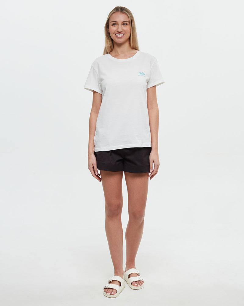 White-Relax-Fit-Printed-Graphic-T-shirt