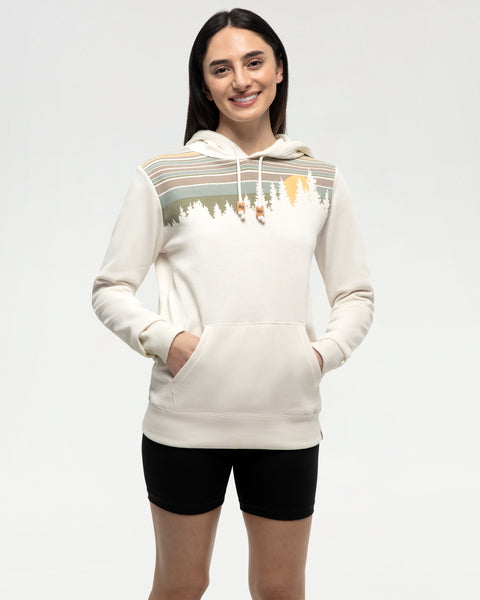 Womens Retro Juniper Classic Hoodie | Recycled Materials