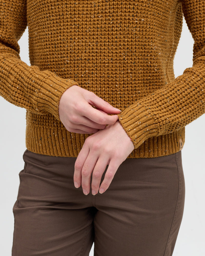 Yellow-Highline-Nep-Crew-Sweater