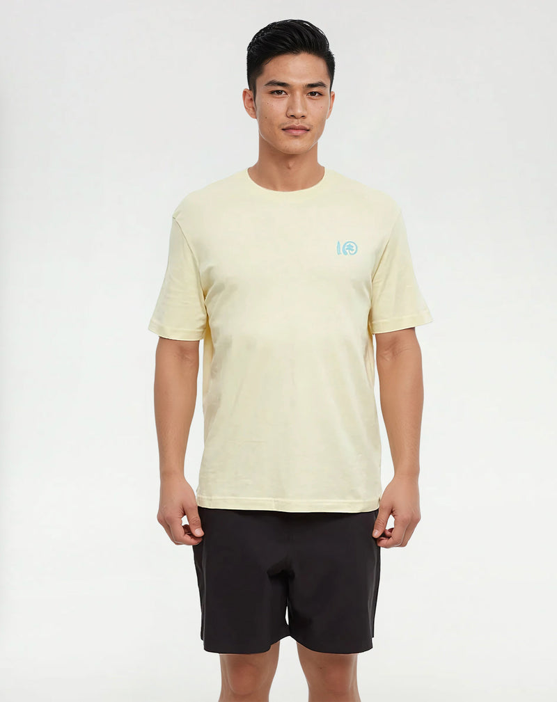 Yellow-Relax-Fit-Printed-Graphic-T-shirt