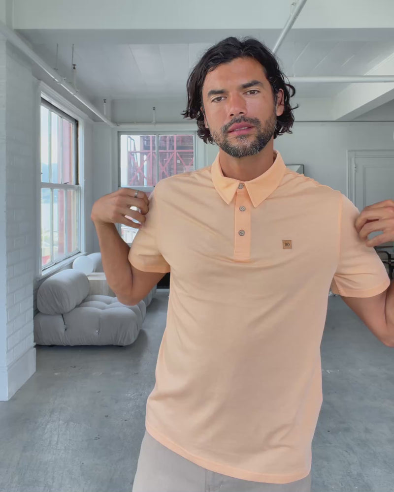 Orange-Treeblend-Regular-Fit-Polo