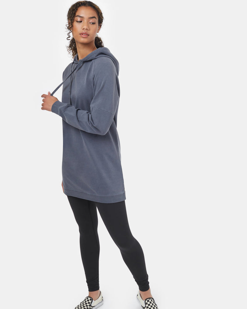 Womens French Terry Hoodie Dress | Organic Cotton Womens French Terry Hoodie Dress | Organic Cotton