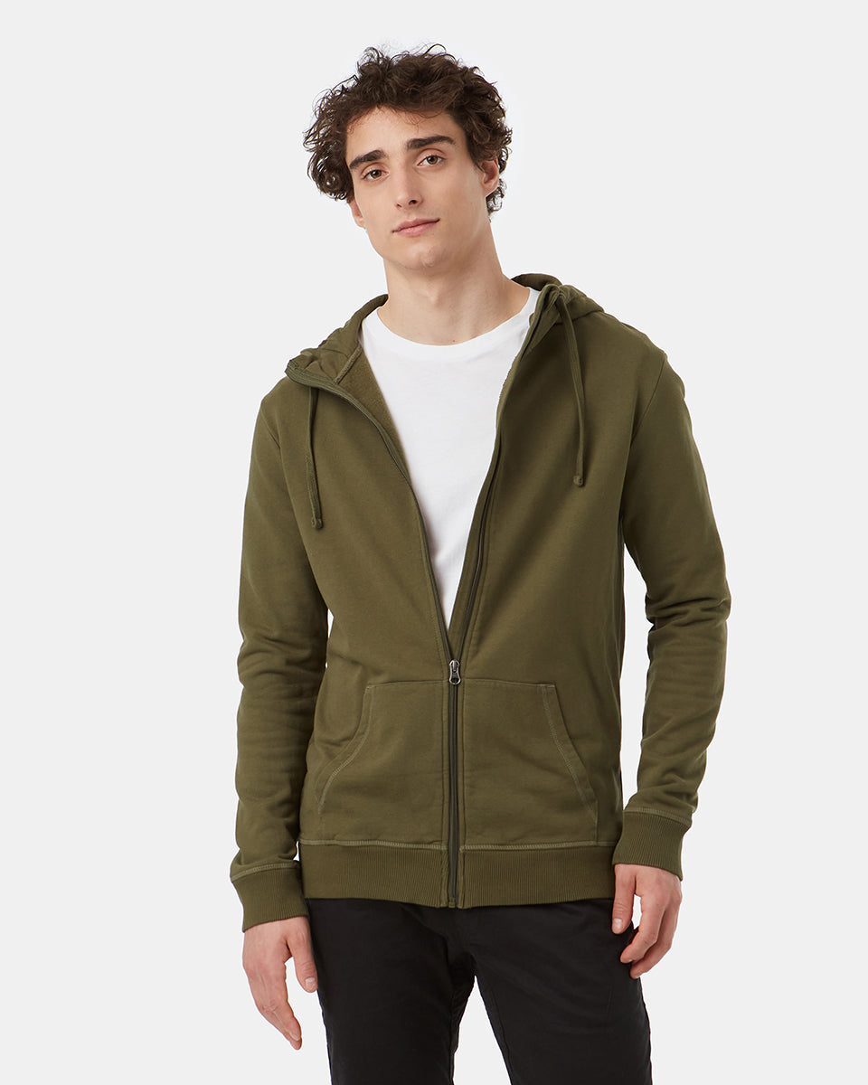 Mens Organic Cotton Zip Hoodie | Organic Cotton